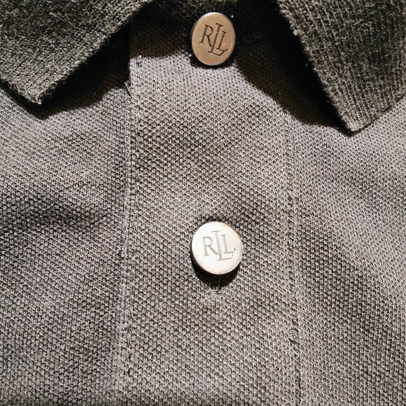 Lauren Ralph Lauren Women's S/P Black on Black Polo - Picture 4 of 8